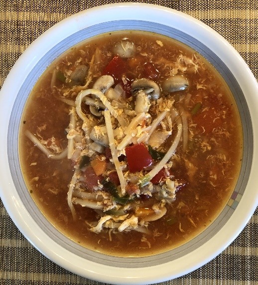 Scharf-Sueß-Sauer-Suppe