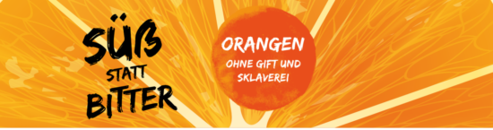Plakat-Orangen-Banner